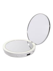 Stylpro Flip 'n' Charge Power Bank Compact LED Mirror - Image 1 of 6