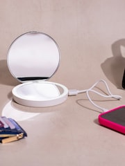 Stylpro Flip 'n' Charge Power Bank Compact LED Mirror - Image 2 of 6