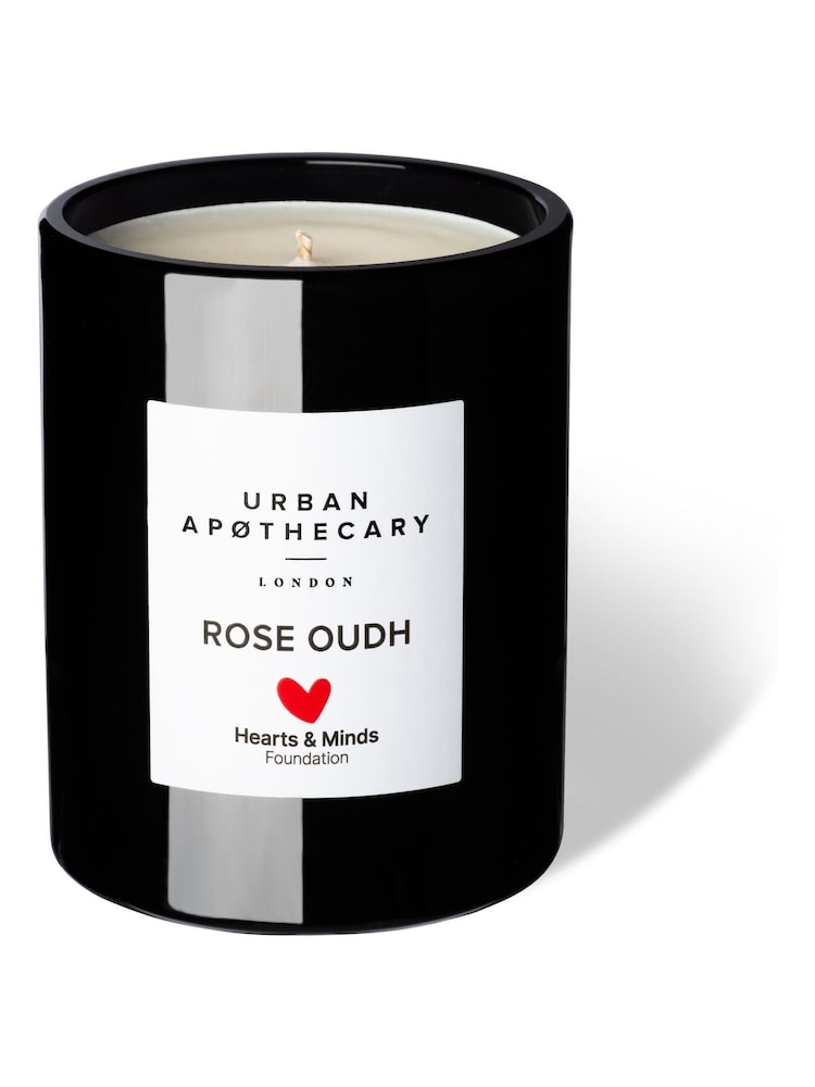Urban Apothecary Hearts & Minds Foundation Rose Oudh Charity Candle 300g - Image 2 of 2