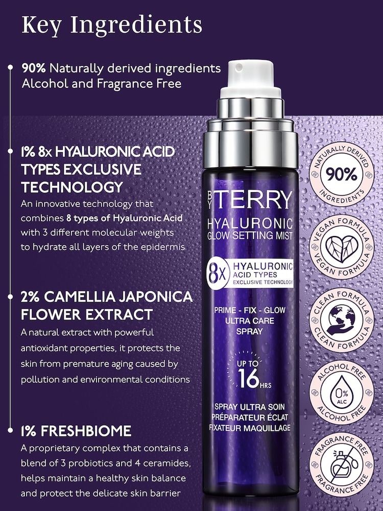 BY TERRY Hyaluronic Glow Setting Mist Spray 100ml - Image 5 of 5