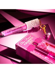 Too Faced Charmed Life Maximum Plump Lip Gloss And Key Chain Black Gift Set - Image 7 of 7