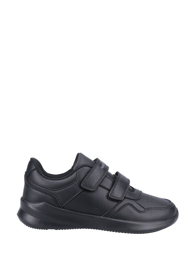 Hush Puppies Black Marling Easy Senior School Shoes - Image 1 of 4