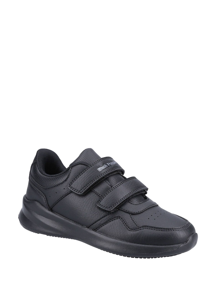 Hush Puppies Black Marling Easy Senior School Shoes - Image 2 of 4