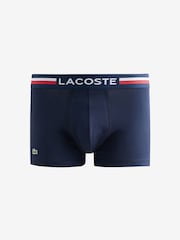 Lacoste Red Cotton Boxers 3 Pack - Image 8 of 9