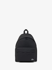 Lacoste Black Logo Backpack - Image 1 of 5