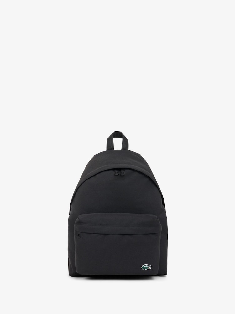 Lacoste Black Logo Backpack - Image 1 of 5 Lacoste Black Logo Backpack - Image 1 of 5