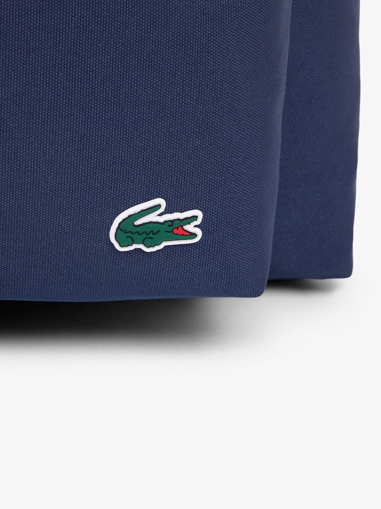 Lacoste Navy Blue Logo Backpack - Image 2 of 5 Lacoste Navy Blue Logo Backpack - Image 2 of 5