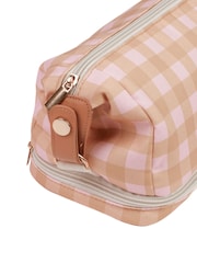 THE SOMEWHERE CO Peach Pink Flowerburst Cosmetic Bag - Image 5 of 5