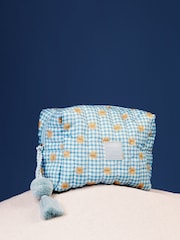 THE SOMEWHERE CO Light Blue Hopscotch Cosmetic Case - Image 1 of 4