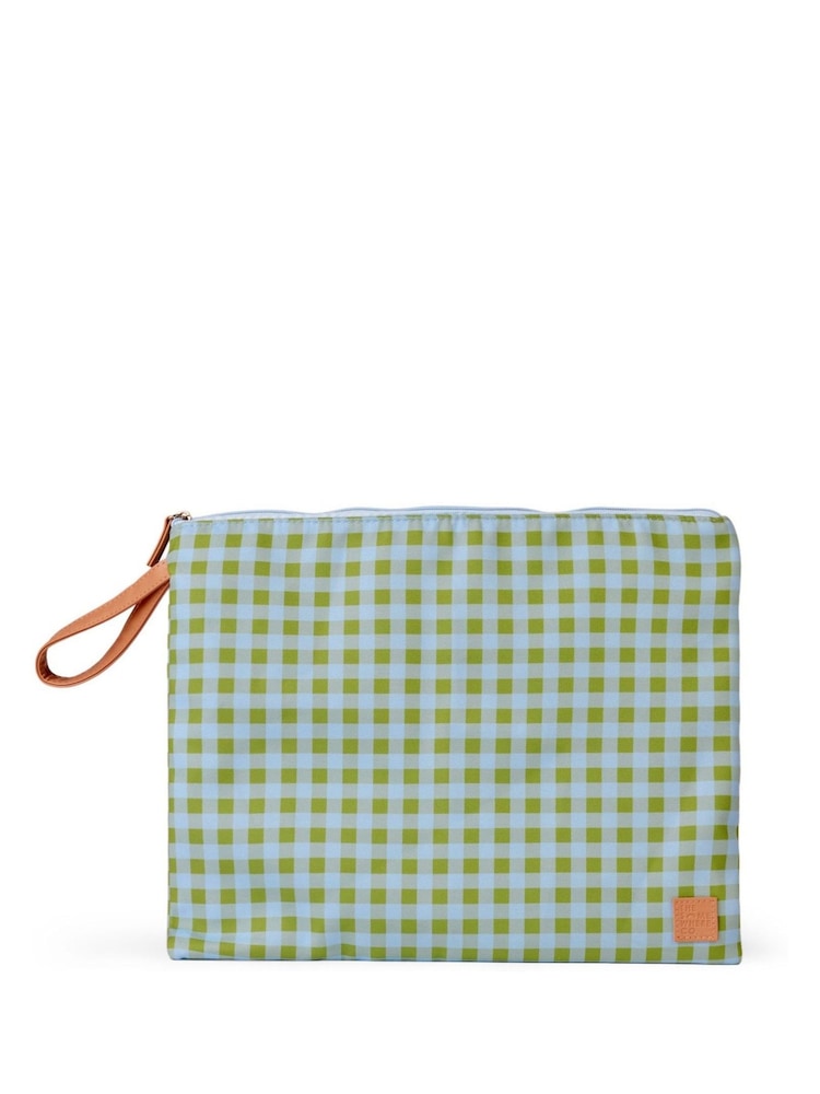 THE SOMEWHERE CO Green Hopscotch Large Wet Bag - Image 2 of 3 THE SOMEWHERE CO Green Hopscotch Large Wet Bag - Image 2 of 3