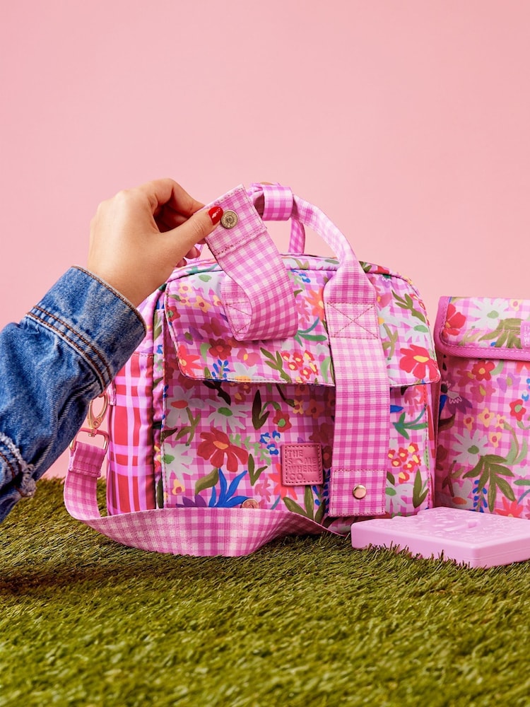 THE SOMEWHERE CO Flowerburst Lunch Tote - Image 1 of 4 THE SOMEWHERE CO Flowerburst Lunch Tote - Image 1 of 4