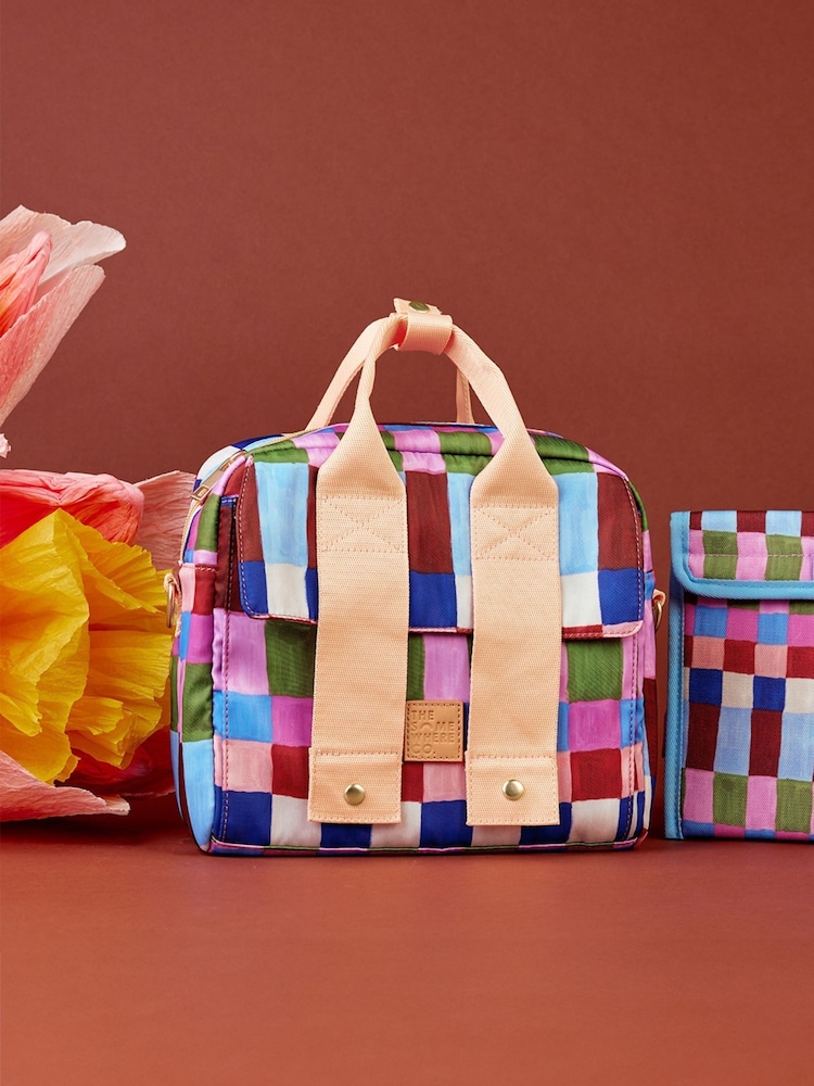 THE SOMEWHERE CO Hopscotch Lunch Tote - Image 1 of 4 THE SOMEWHERE CO Hopscotch Lunch Tote - Image 1 of 4