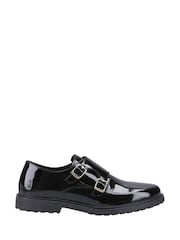 Hush Puppies Black Patent Verity Monk School Shoes - Image 1 of 4