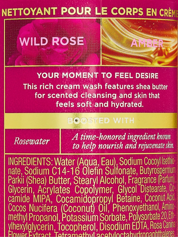 Victoria's Secret Wild Amber Rose Body Wash - Image 4 of 4 Victoria's Secret Wild Amber Rose Body Wash - Image 4 of 4