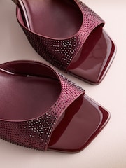 B by Ted Baker Embellished Slim Wedge Heeled Sandals - Image 7 of 8