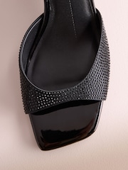 B by Ted Baker Embellished Slim Wedge Heeled Sandals - Image 8 of 12