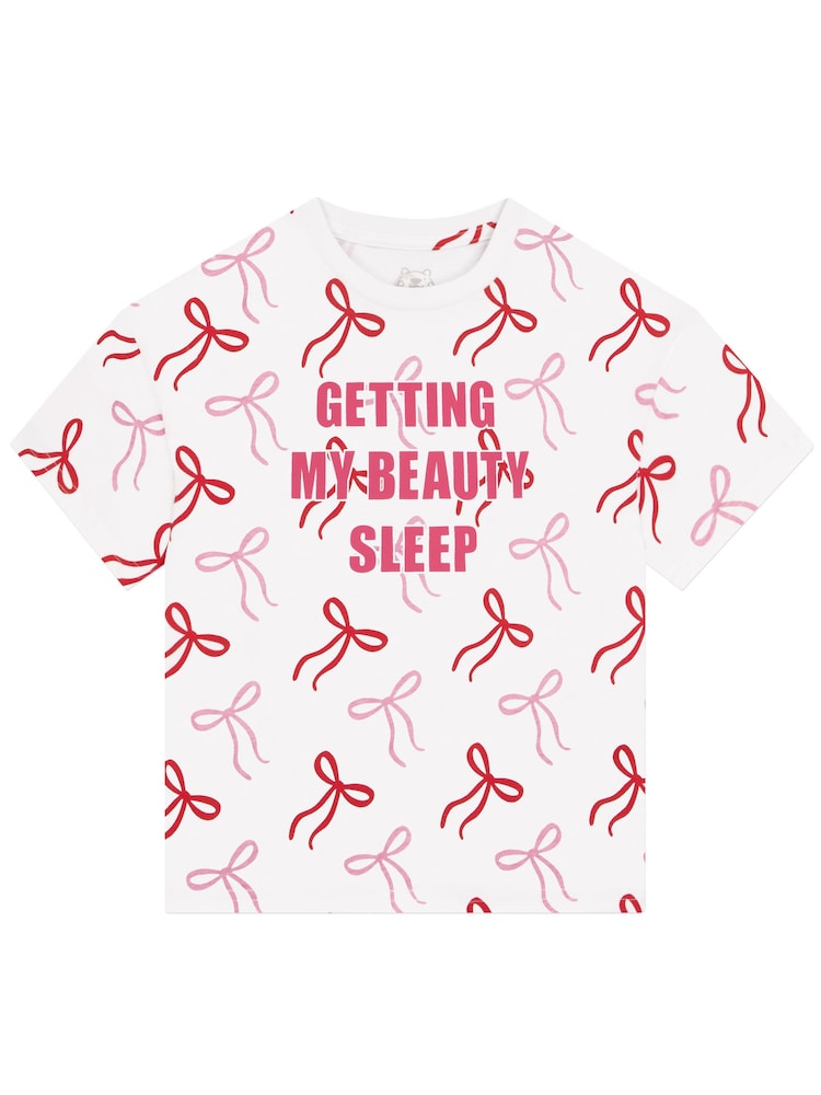 Harry Bear Harry Bear Bow & Heart Pack of 2 Pyjamas - Imagen 2 de 5