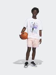 adidas Pink Anthony Edwards Crazy Lite Shorts - Image 3 of 6