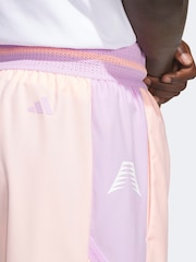 adidas Pink Anthony Edwards Crazy Lite Shorts - Image 4 of 6