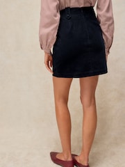 White Stuff Blue Cora Cord Skirt (Petite) - Image 3 of 6