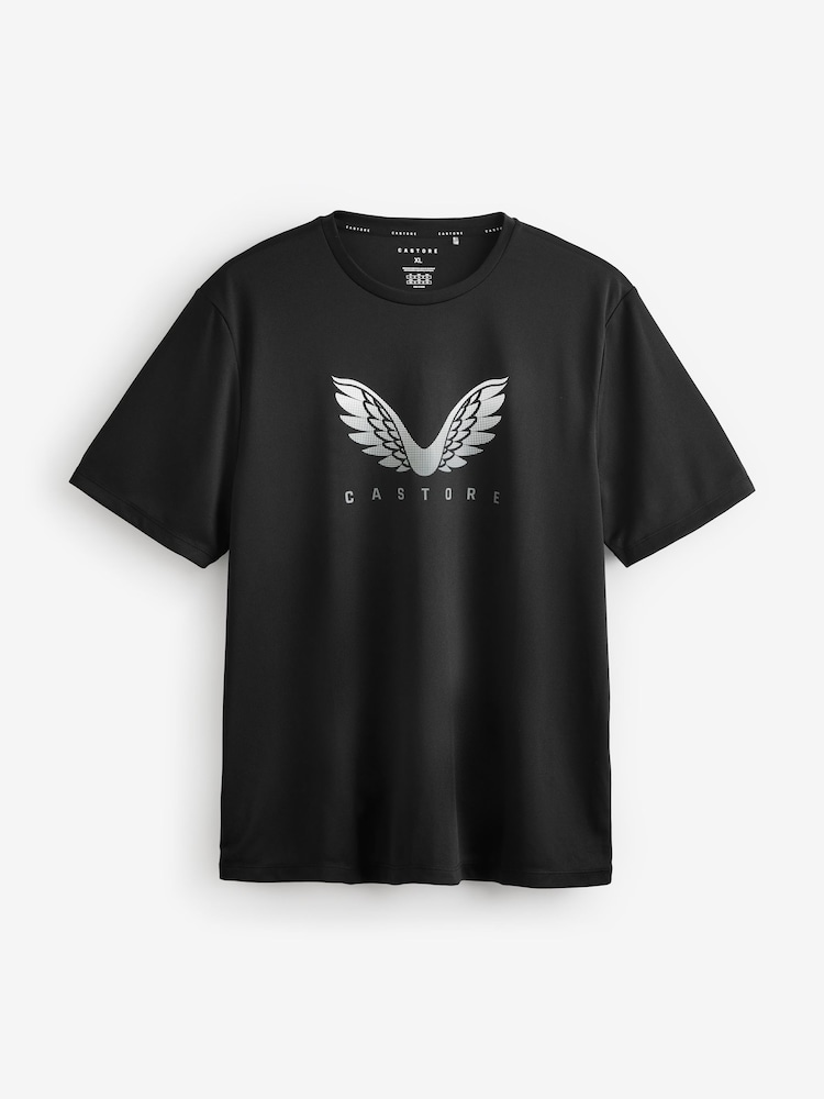 Castore Black Adapt Graphic T-Shirt - Image 1 of 1 Castore Black Adapt Graphic T-Shirt - Image 1 of 1