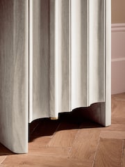 White Collection Luxe Santa Fe Mango Wood and Marble Console Dressing Table - Image 7 of 11