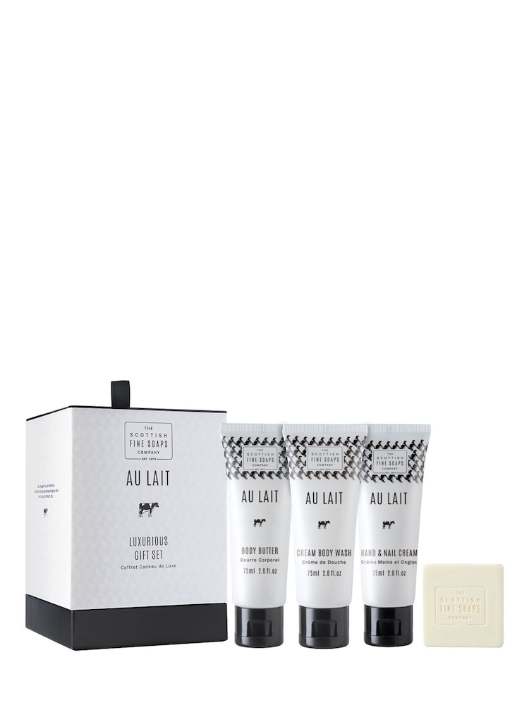 Scottish Fine Soaps Au Lait Luxurious Gift Set - Image 1 of 3