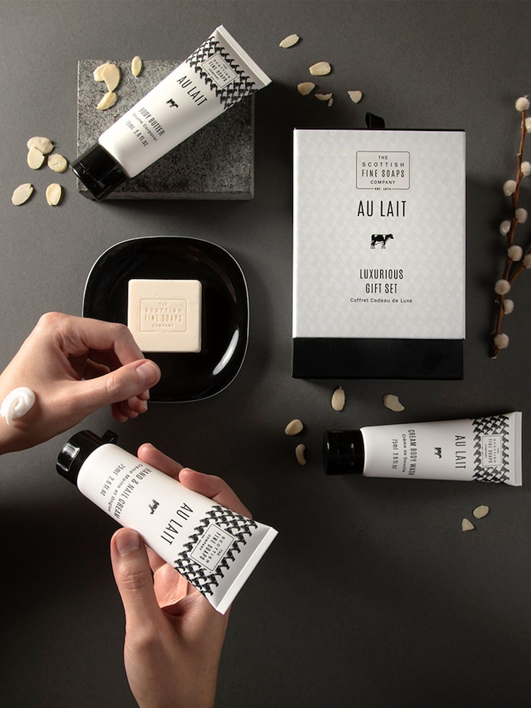 Scottish Fine Soaps Au Lait Luxurious Gift Set - Image 2 of 3