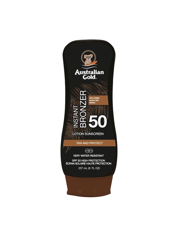 Australian Gold SPF 50 Instant Bronzer Lotion Suncream 237ml - Image 1 of 2