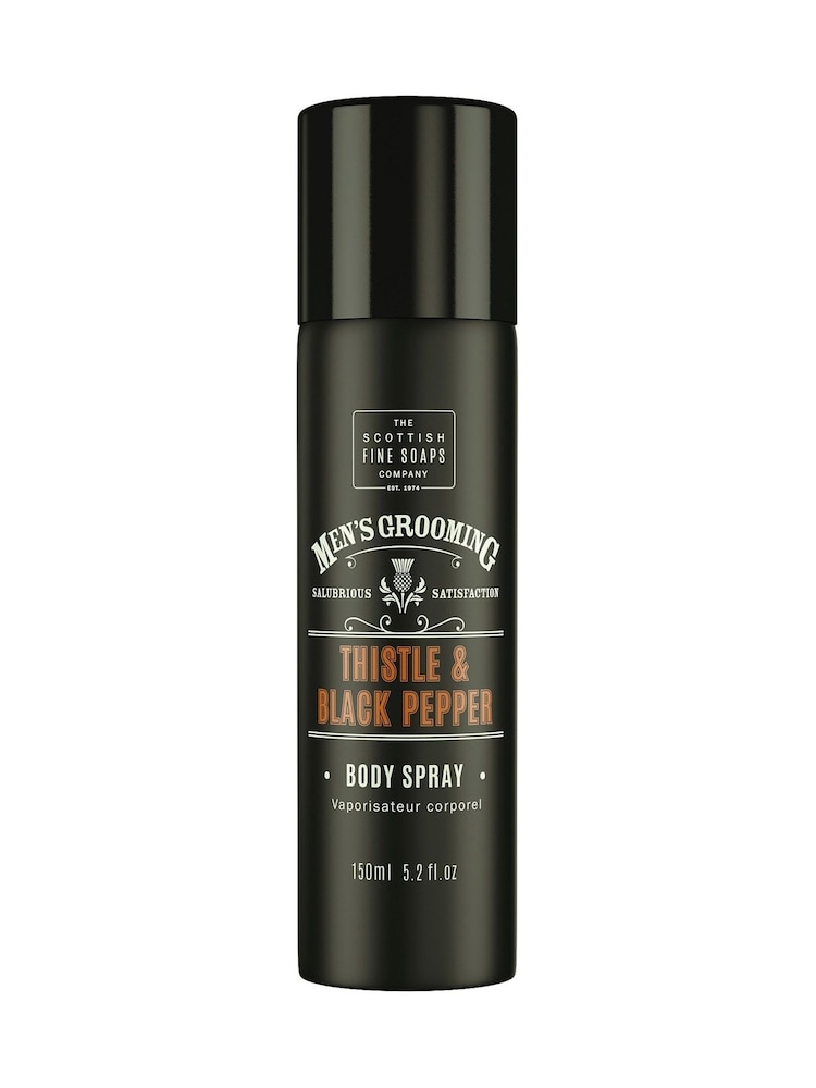 Scottish Fine Soaps Thistle & Black Pepper Body Spray 150ml - Image 1 of 1