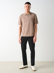 Black Slim Fit 5 Pocket Soft Touch Trousers - Image 2 of 9