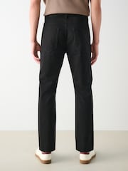 Black Slim Fit 5 Pocket Soft Touch Trousers - Image 3 of 9