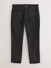 Black Slim Fit 5 Pocket Soft Touch Trousers - Image 7 of 9