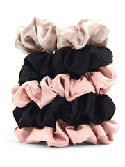 Kitsch Satin Sleep Scrunchies Pack of 5 - Image 3 of 3