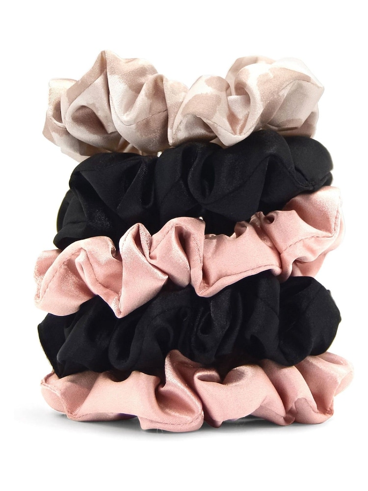 Kitsch Satin Sleep Scrunchies Pack of 5 - Image 3 of 3