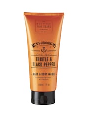 Scottish Fine Soaps Thistle And Black Pepper Hair And Body Wash 200ml - Image 1 of 1