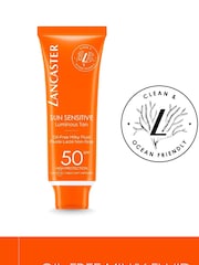 Lancaster Sun Sensitive Oil Free Milky Face Fluid Sun Cream SPF50 50ml - Image 4 of 5