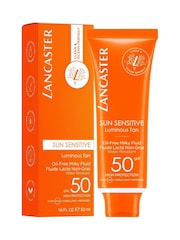 Lancaster Sun Sensitive Oil Free Milky Face Fluid Sun Cream SPF50 50ml - Image 5 of 5