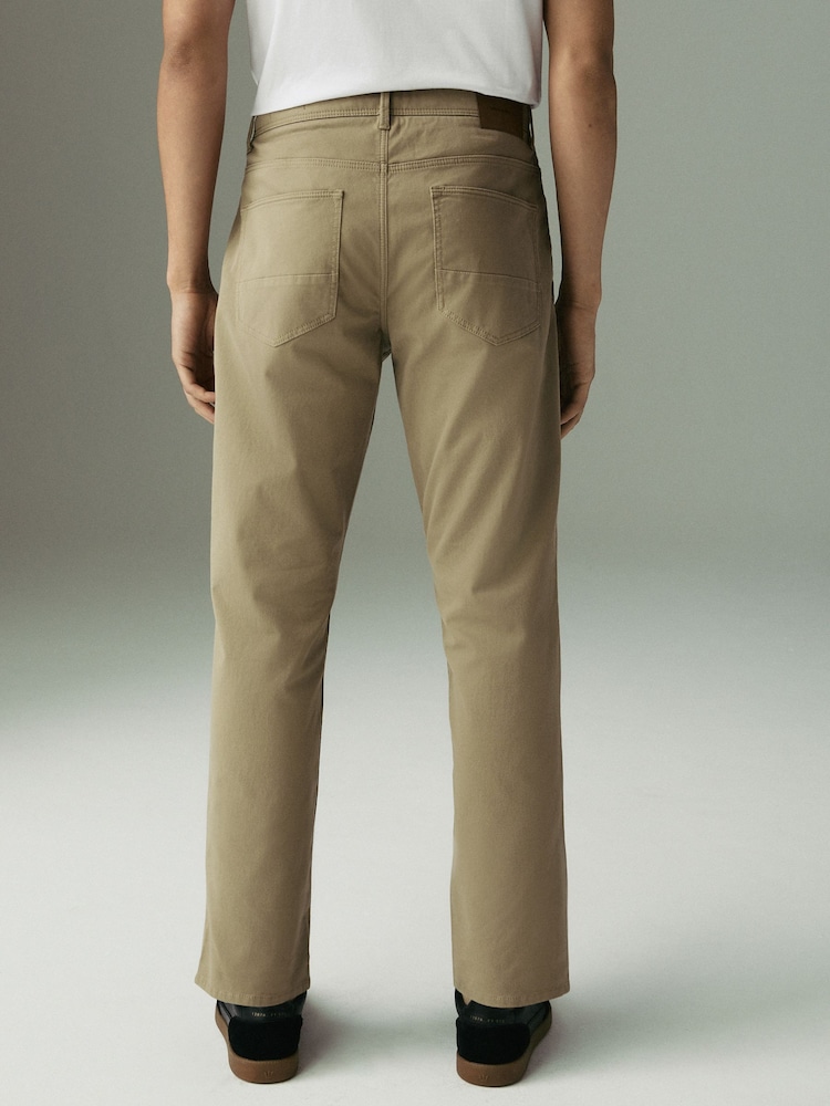 Stone Slim Fit 5 Pocket Soft Touch Trousers - Image 2 of 11