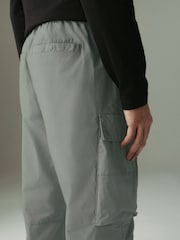 Sage Green Regular Tapered Fit Tech Stretch Utility Cargo Trousers - Image 5 of 9