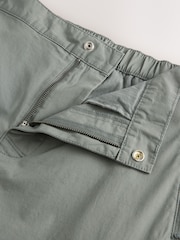 Sage Green Regular Tapered Fit Tech Stretch Utility Cargo Trousers - Image 6 of 9
