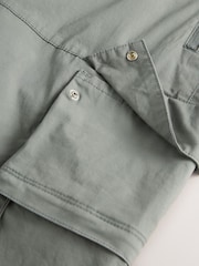 Sage Green Regular Tapered Fit Tech Stretch Utility Cargo Trousers - Image 8 of 9