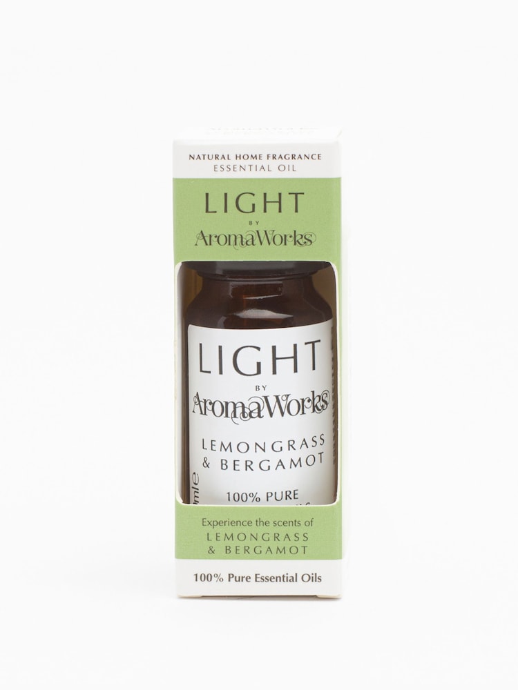 AromaWorks Light Essential Lemongrass & Bergamont Oil 10ml - Image 1 of 2