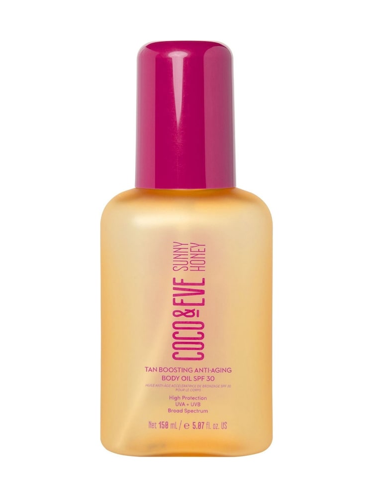Coco & Eve Sunny Honey Tan Boosting Anti-Aging SPF30 Body Oil 150ml - Image 1 of 5