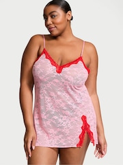 Victoria's Secret Pink Hope Tease Lace Mini Slip Dress - Image 1 of 3