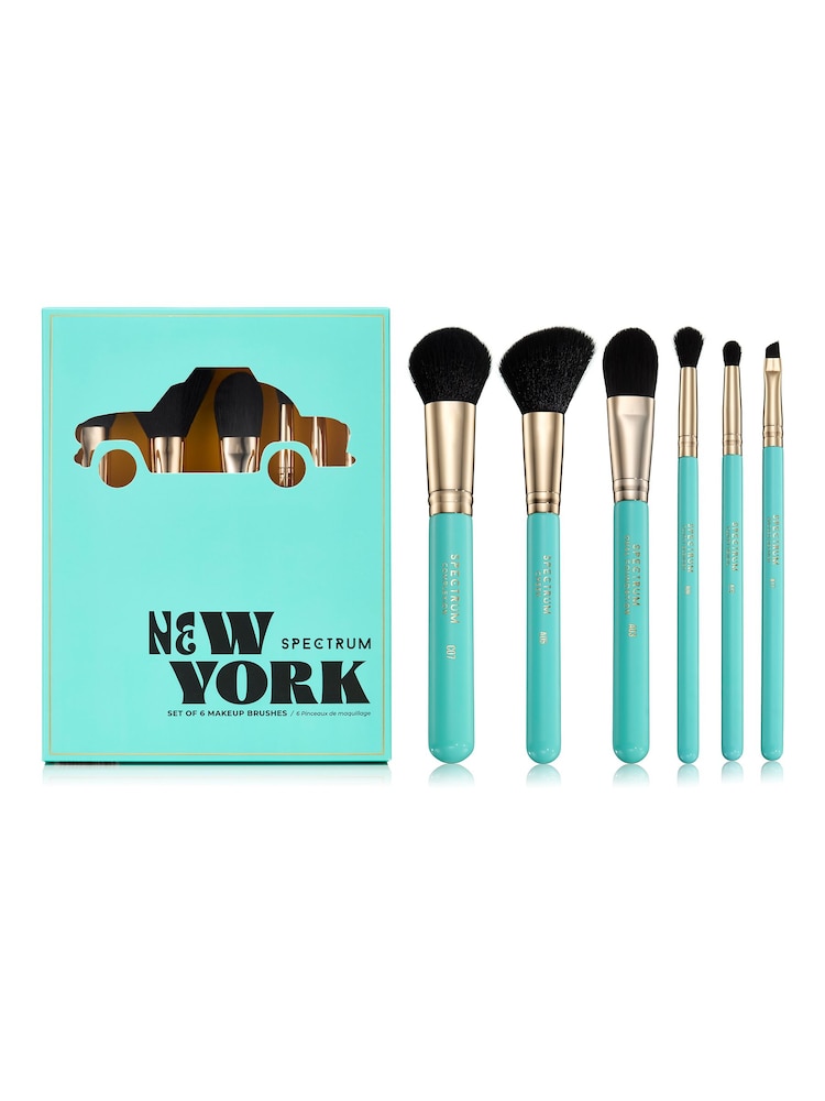 Spectrum Collections New York Travel Book 6 Piece Make Up Brush Set - Image 1 of 3