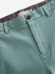 Teal Blue Slim Fit Stretch Chinos Trousers - Image 7 of 9