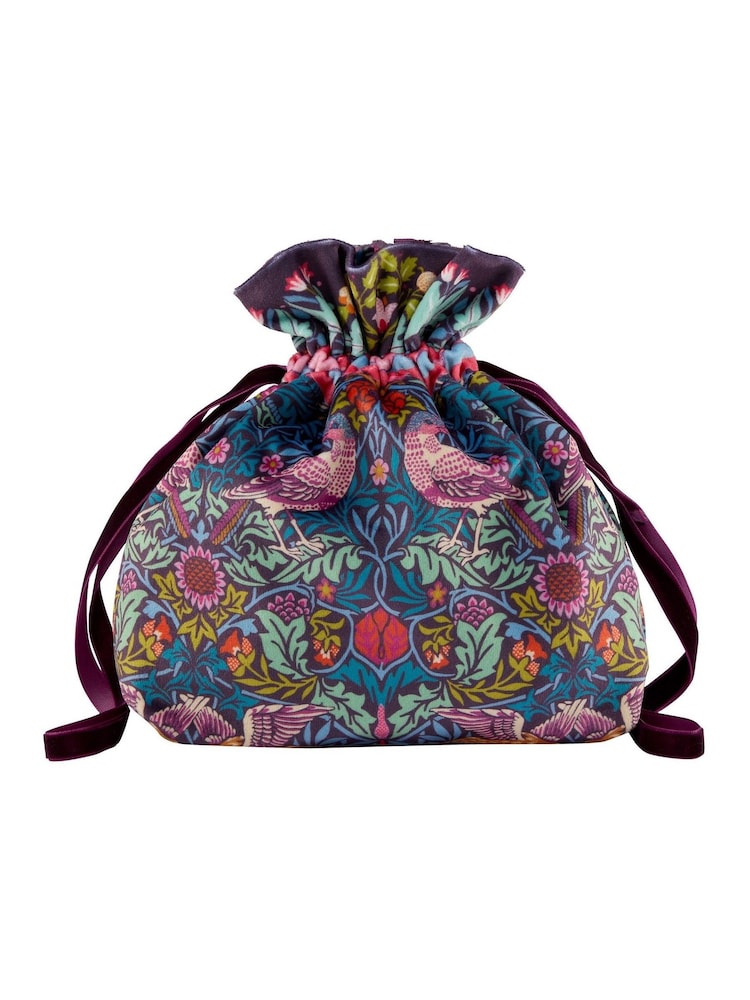 William Morris At Home Multi Velvet Bird and Yare Pouch Gift Set - Image 5 of 5