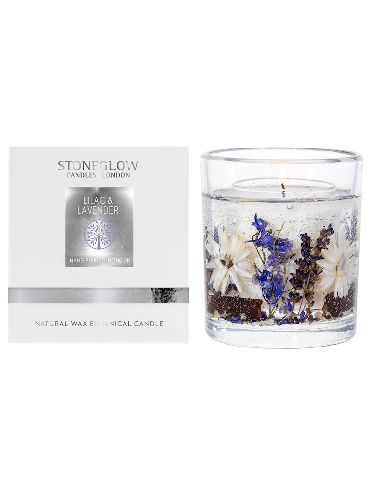 Stoneglow Lilac & Lavender Natures Gift Scented Candle - Image 1 of 2