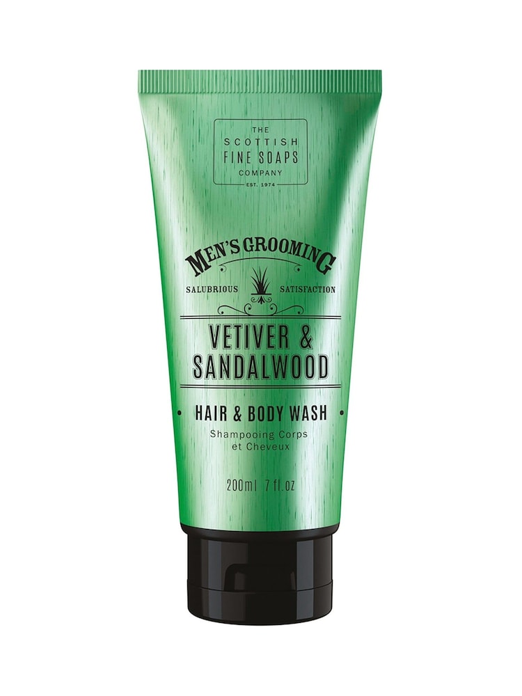 Scottish Fine Soaps Vetiver And Sandalwood Hair and Body Wash - Image 1 of 1